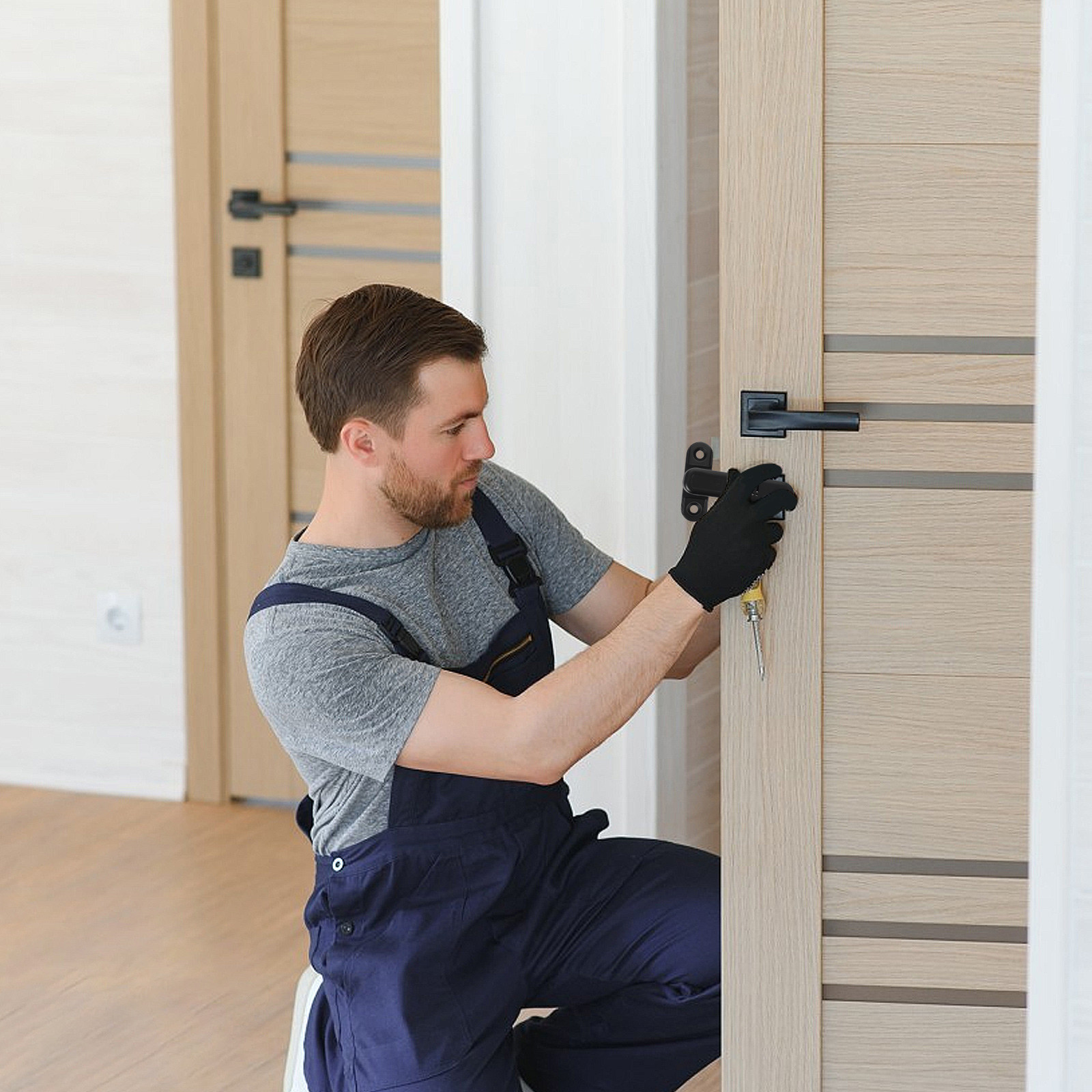 Door Stop Alarm - Alarme de Porta Portátil Antifurto para