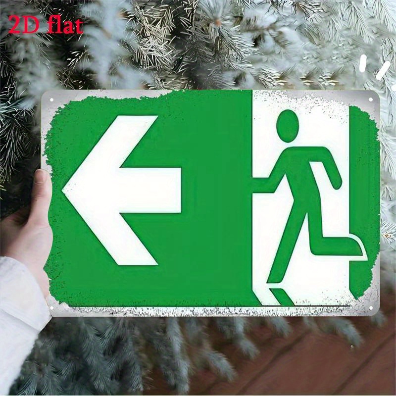 Emergency Exit Sign - Sinal de Saída de Emergência em