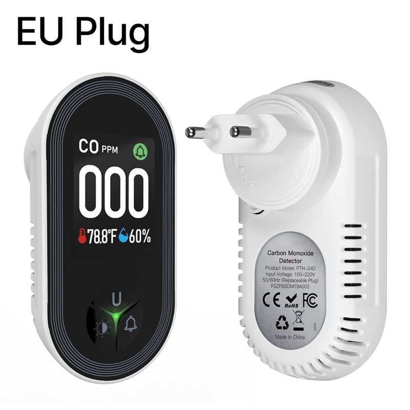 Monitor de CO Integrado com Al - Co Detector Plug avaliação e preço
