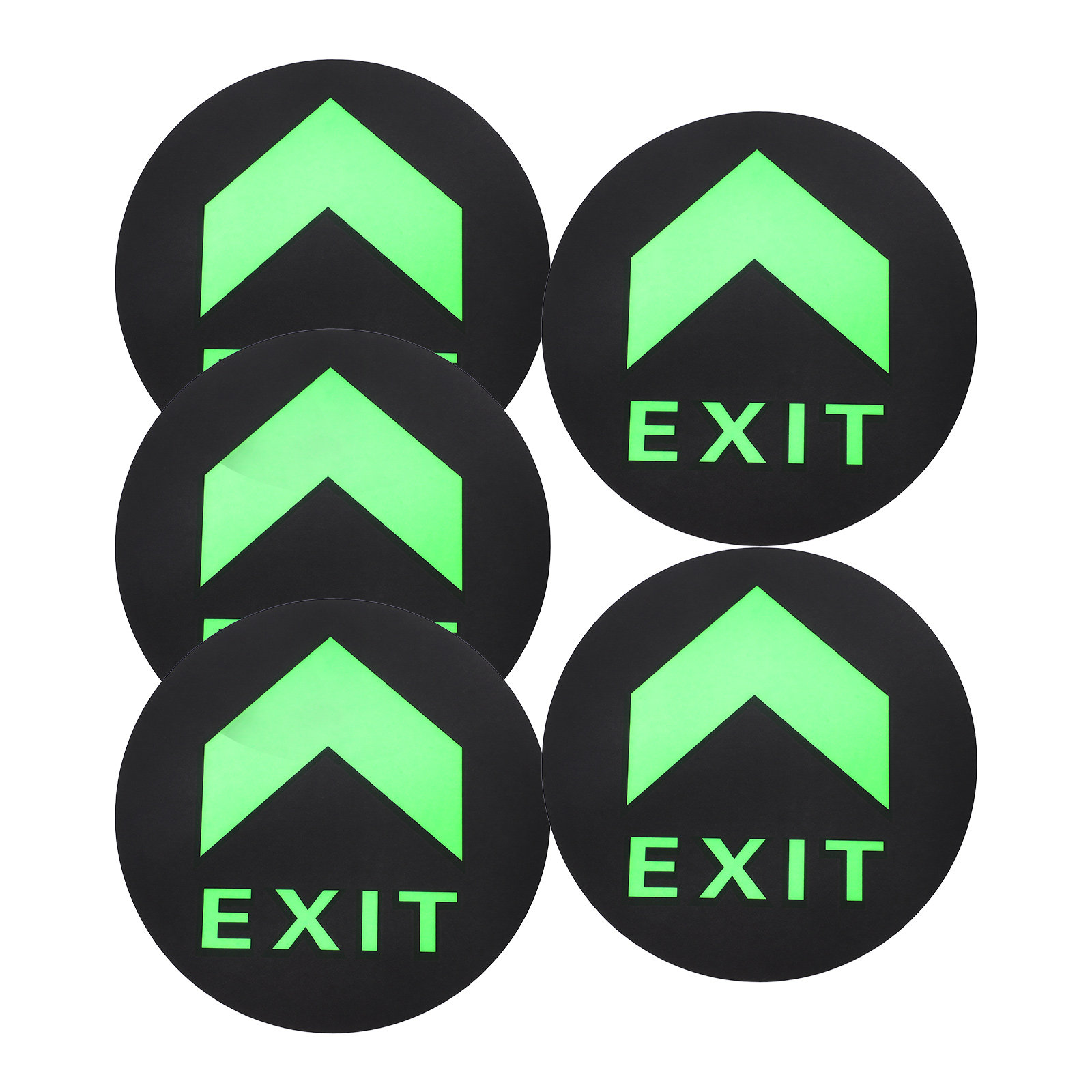 5 Adesivos de Chão Luminosos N - Emergency Exit Sign avaliação e preço