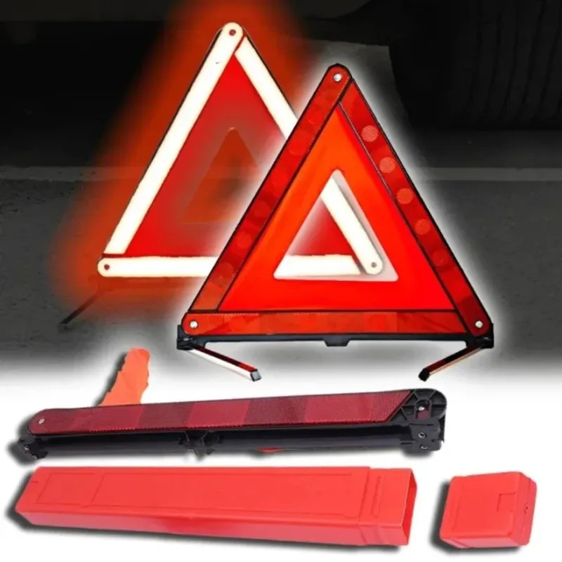 Tripé reflexivo vermelho trian - Emergency Exit Sign avaliação e preço