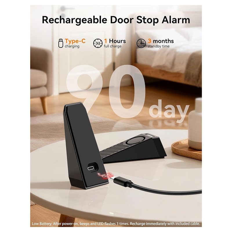 Alarme de Porta AB34, Batente  - Door Stop Alarm avaliação e preço