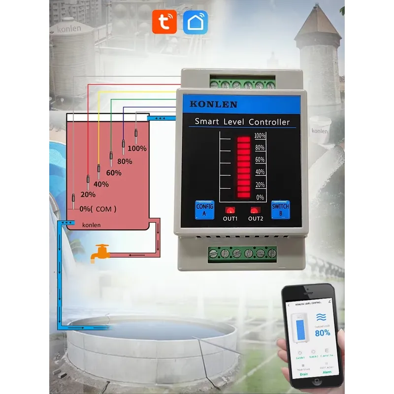 Sensor de Nível de Água KONLEN - Water Alarm Sensor avaliação e preço