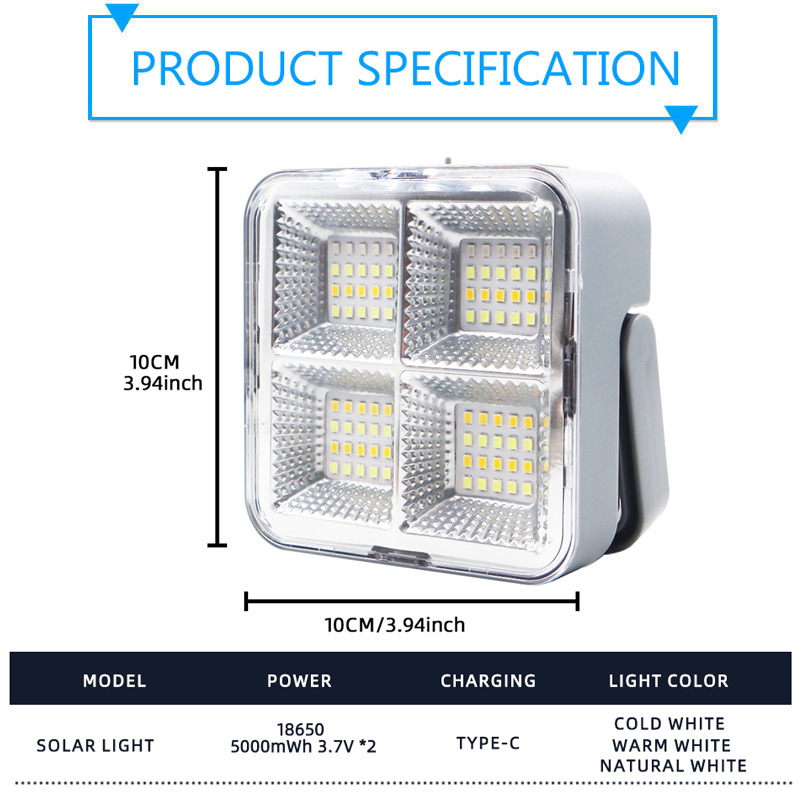Recarregável led solar lâmpada - Power Outage Light avaliação e preço