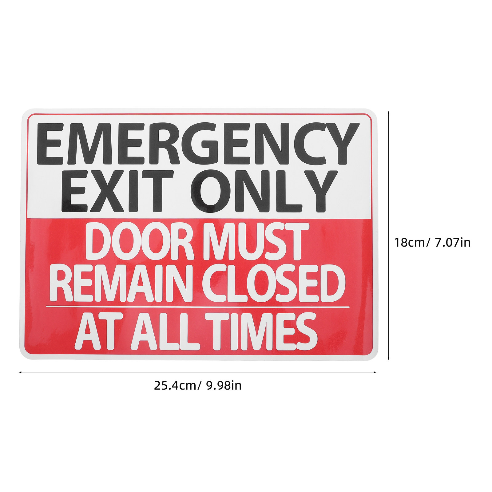 Adesivos de Sinalização de Saí - Emergency Exit Sign avaliação e preço