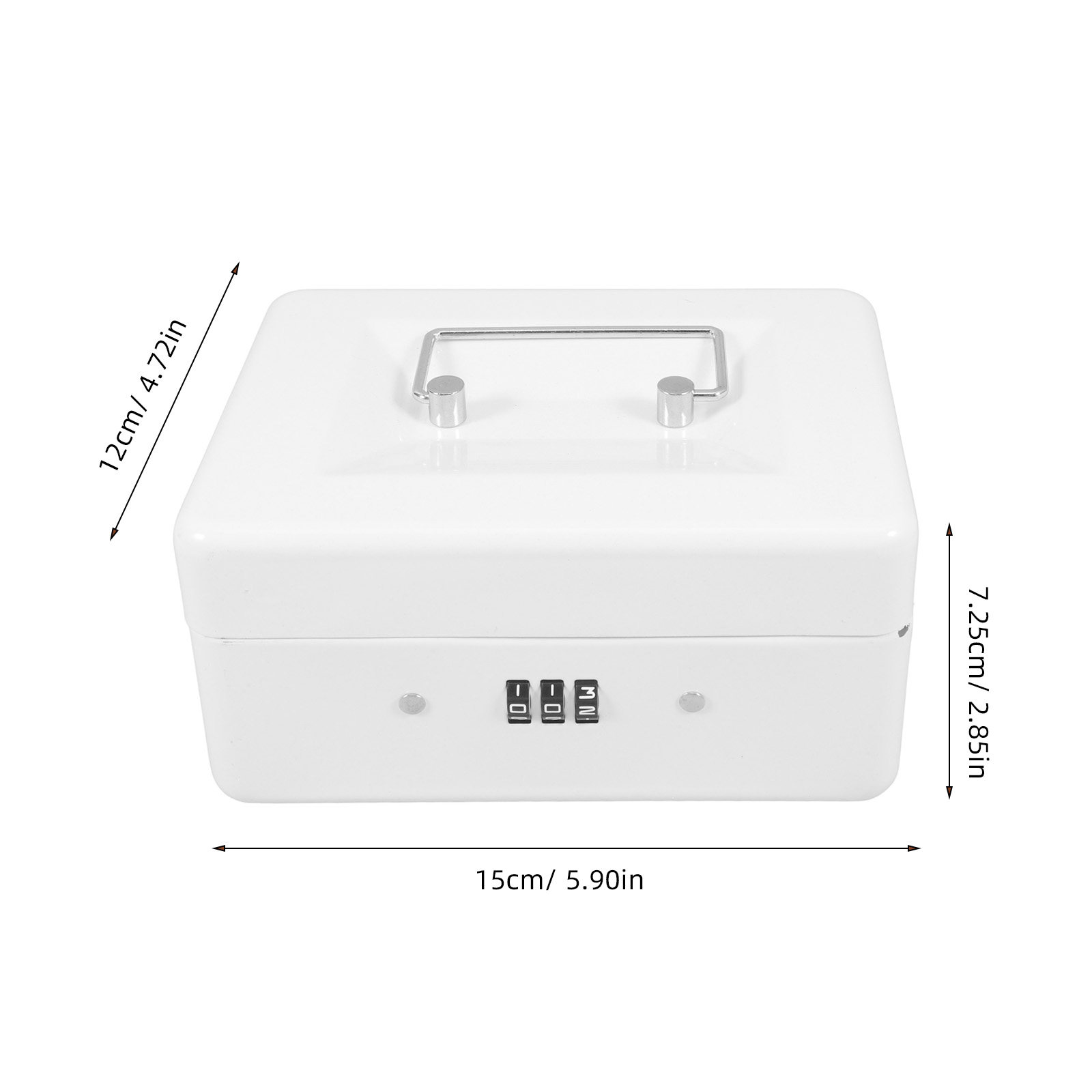 Caixa de Dinheiro de Aço com F - Lockbox Key Secure avaliação e preço