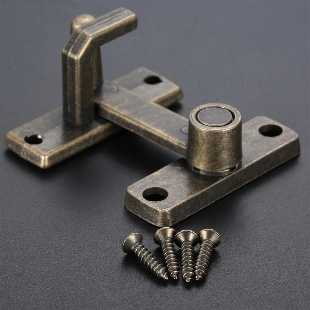 1 conjunto de bronze janela de - Security Chain Door avaliação e preço